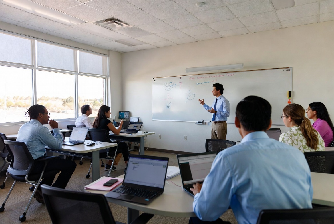 Adult students studying in an Arizona Accelerated BSN program.