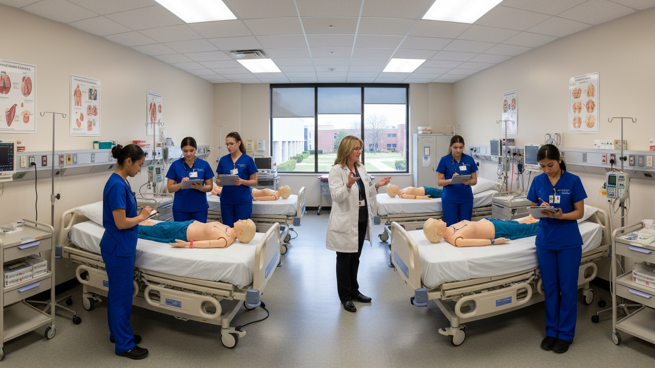Arizona community college nursing students preparing for NCLEX.