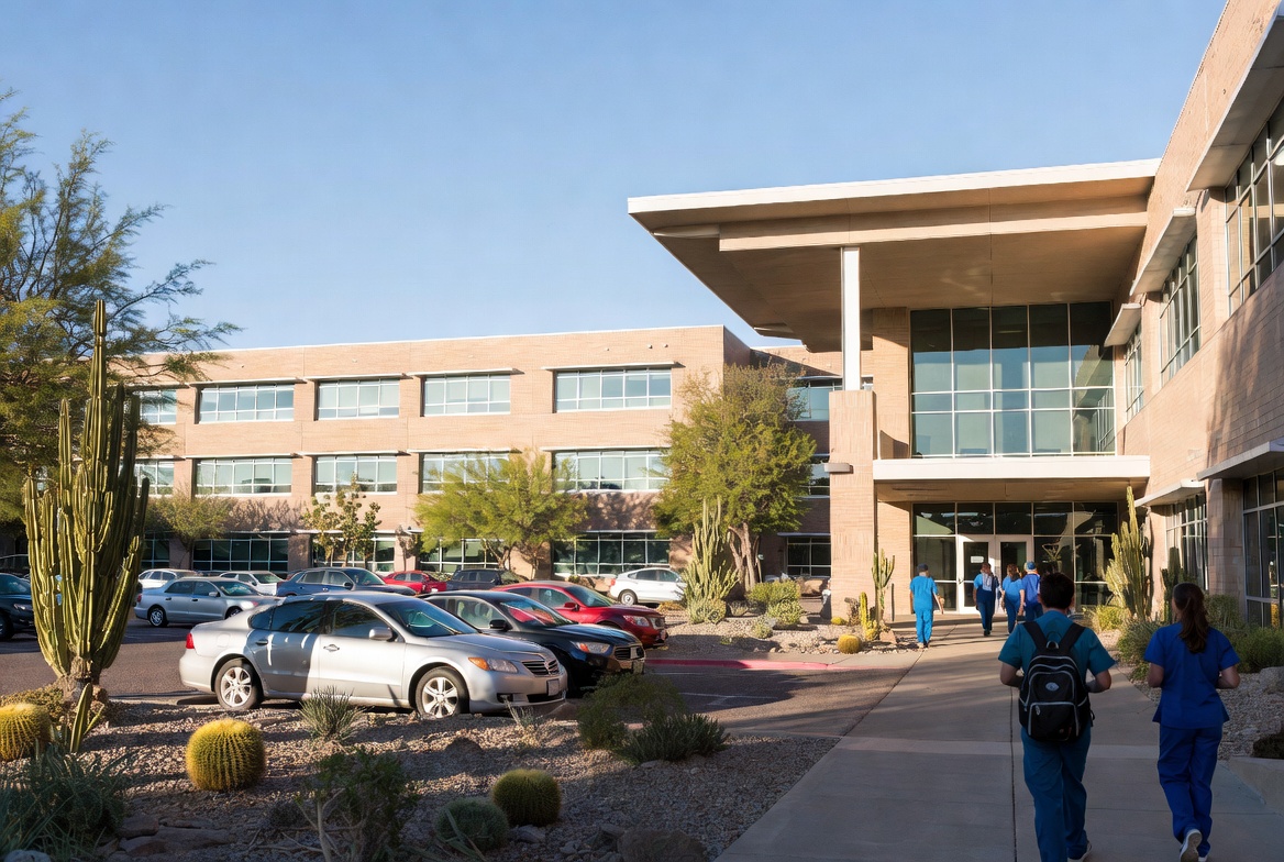 Arizona community college campus offering competitive ADN nursing programs.