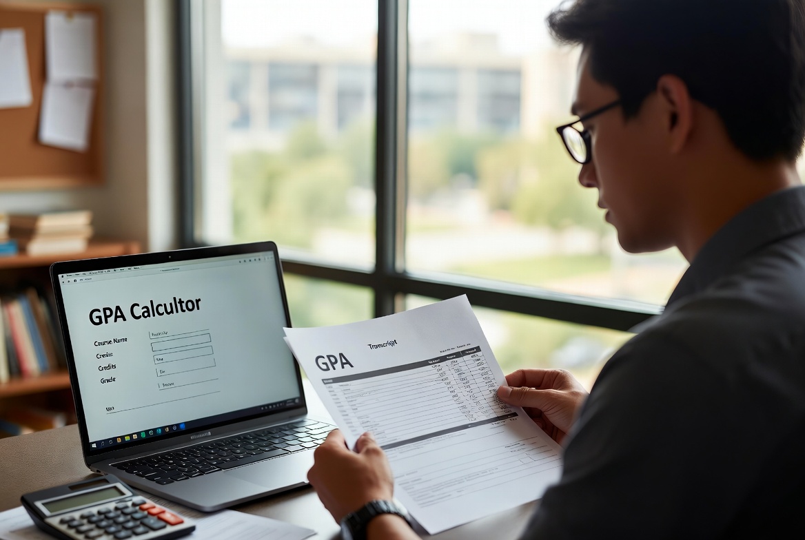Student reviewing GPA requirements for Arizona nursing school admission.