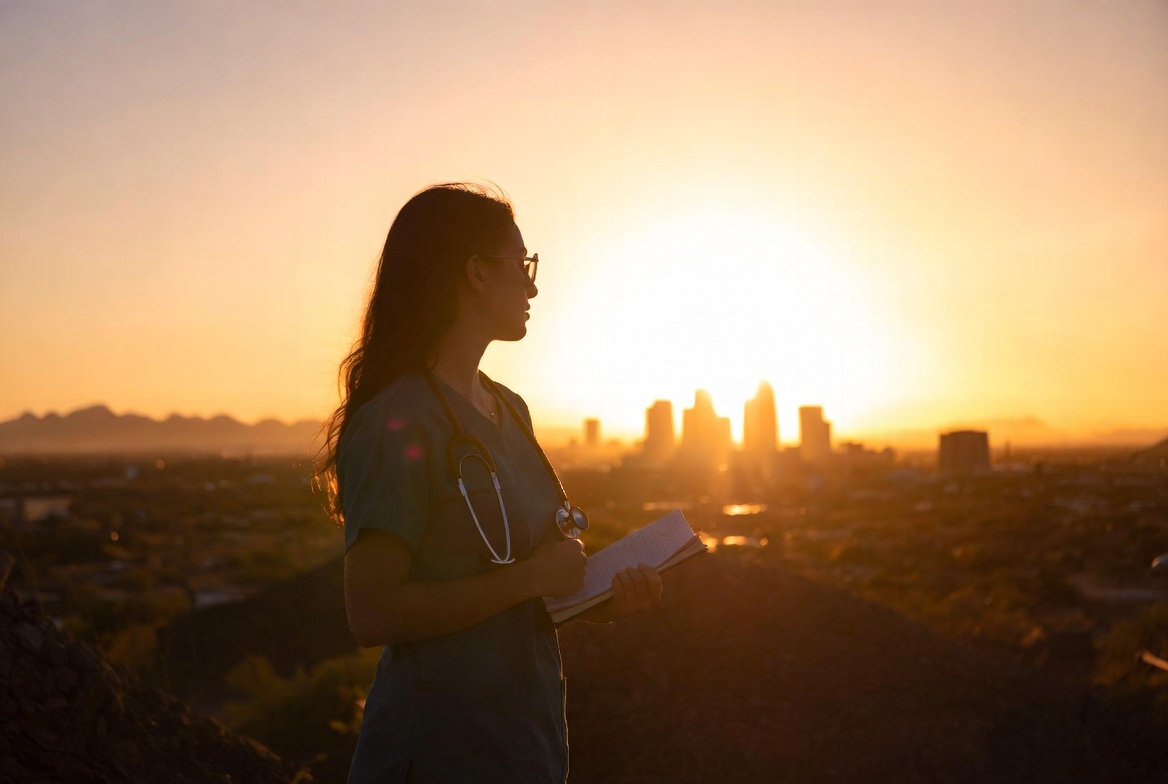 Student reflecting on choosing a fast-track BSN nursing program in Arizona.