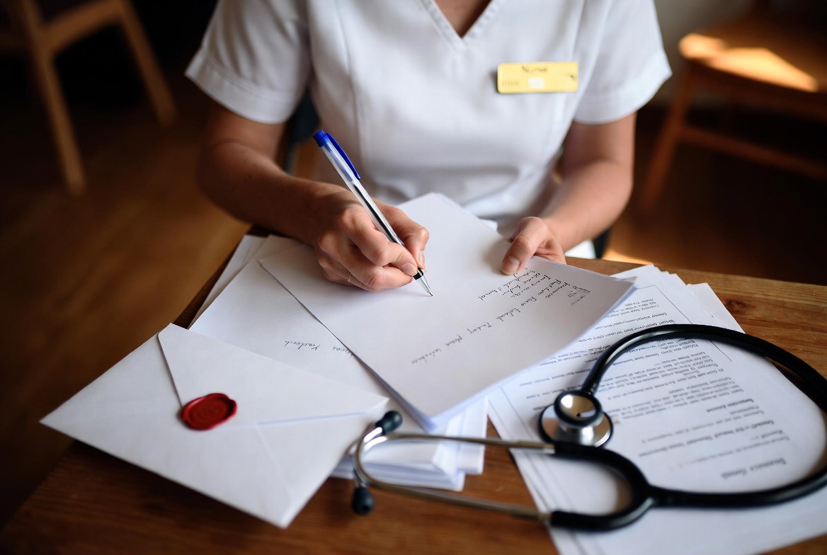 Personal statement and recommendation documents used for MSN applications.