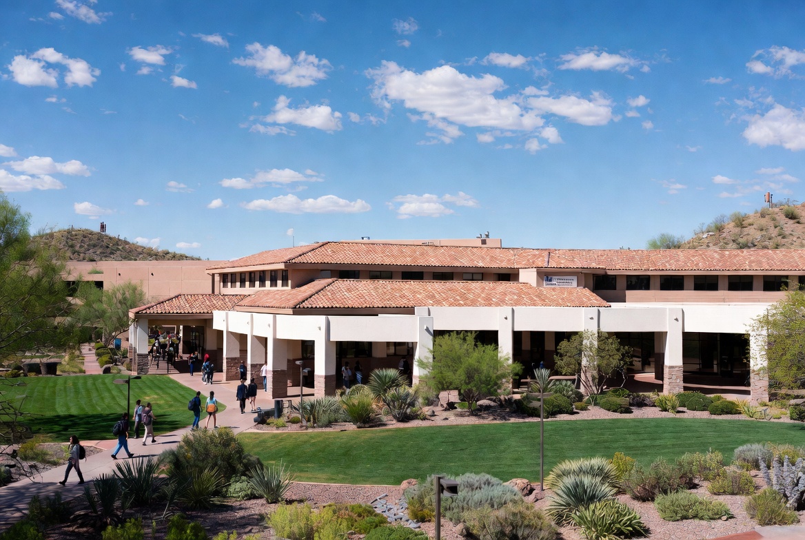 Mesa Community College campus, top-performing ADN program in Arizona.