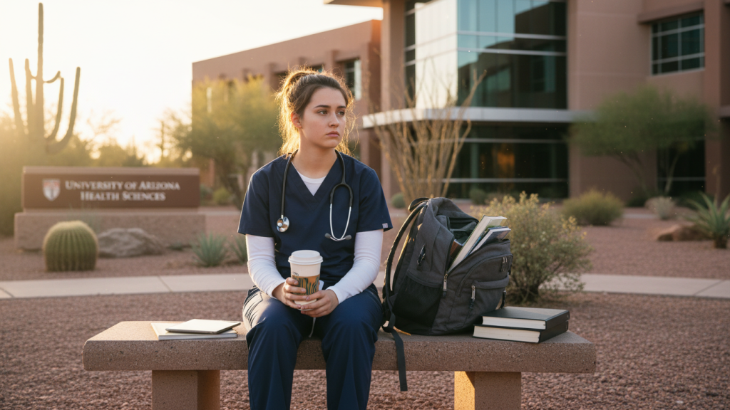 Mental health support for nursing students in Arizona dealing with academic and clinical stress.