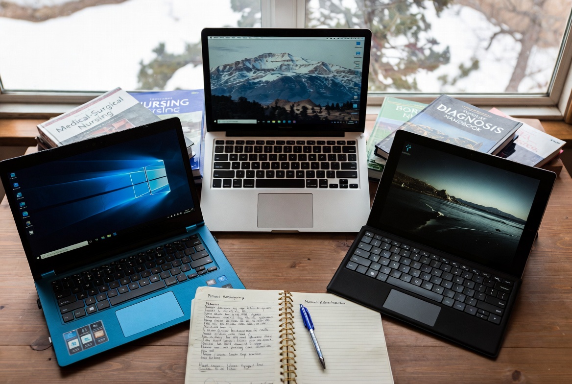 Comparison of best laptops for nursing students in Arizona 2026