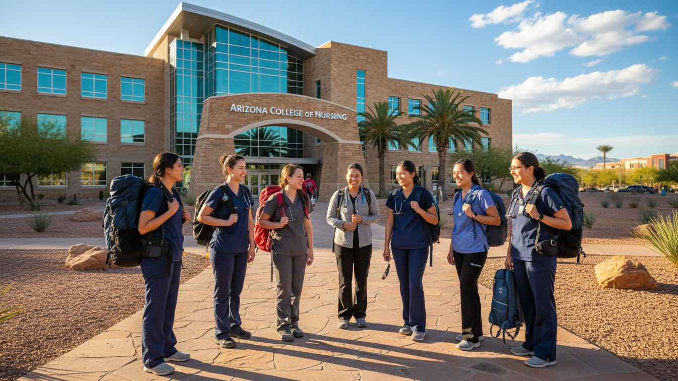 Childcare-friendly nursing schools in Arizona supporting student parents.