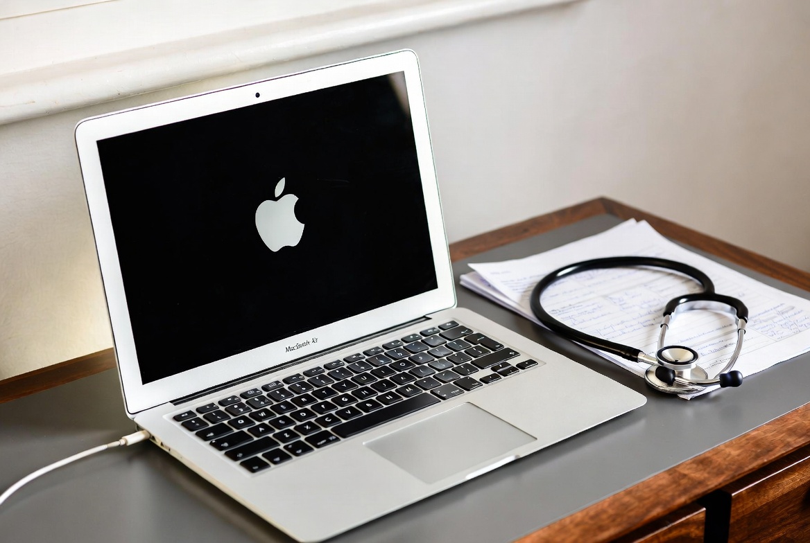 Apple MacBook Air M-series laptop for nursing students
