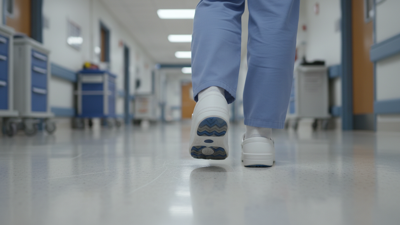 Comfortable non-slip nursing shoes for long Arizona clinical shifts.