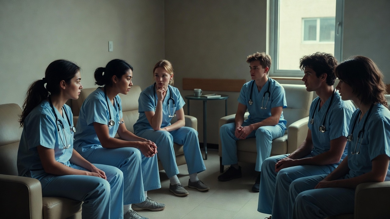 Arizona nursing students coping with stress and mental health challenges during training.