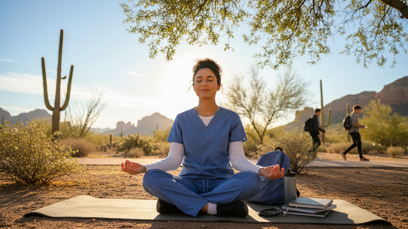 Mental wellness strategies and resilience building for nursing students.