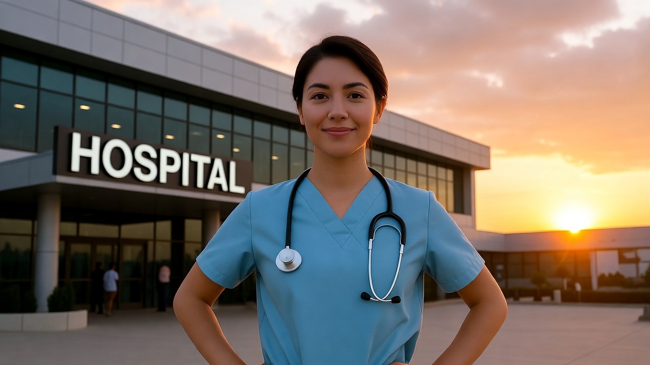 Resilient Arizona nursing student prioritizing mental health for future patient care.