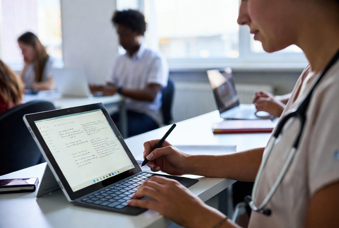 Microsoft Surface Pro for nursing students note-taking and clinical use