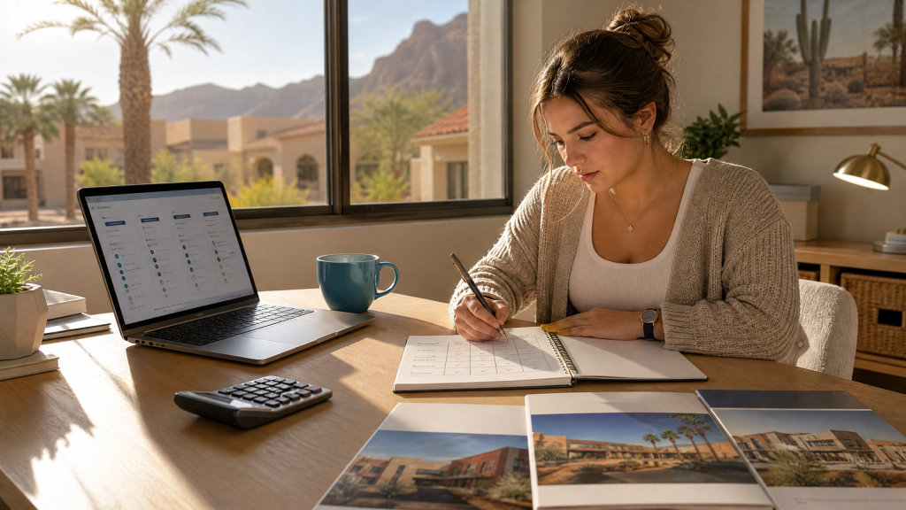 Pre-nursing student evaluating Arizona community college nursing programs using a structured comparison framework